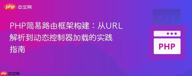 PHP简易路由框架构建:从URL解析到动态控制器加载的实践指南