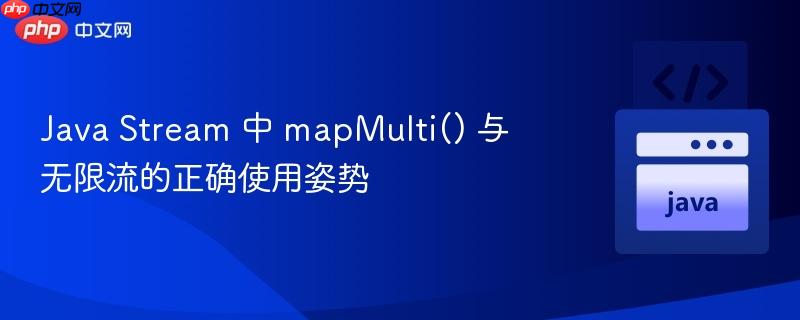 Java Stream 中 mapMulti() 与无限流的正确使用姿势