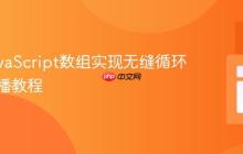 使用JavaScript数组实现无缝循环图片轮播教程