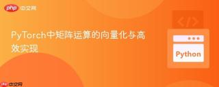 PyTorch中矩阵运算的向量化与高效实现