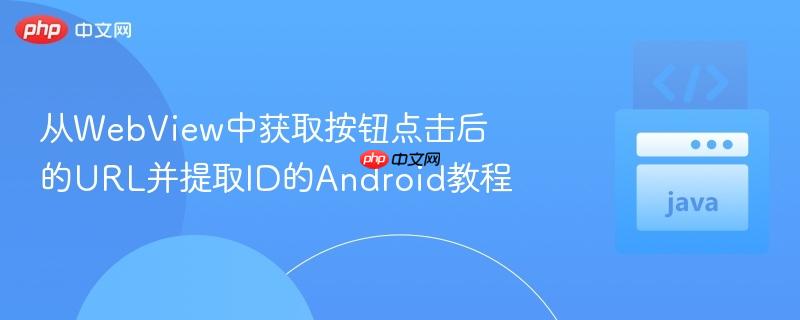 从webview中获取按钮点击后的url并提取id的android教程