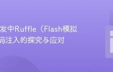 Web开发中Ruffle（Flash模拟器）代码注入的探究与应对