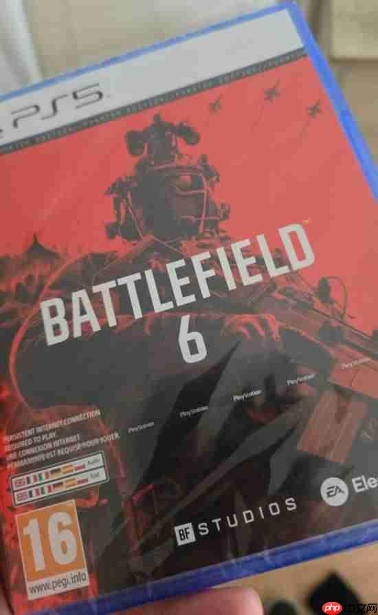 玩家已拿到《战地6》实体盘！68GB数据完整能离线玩
