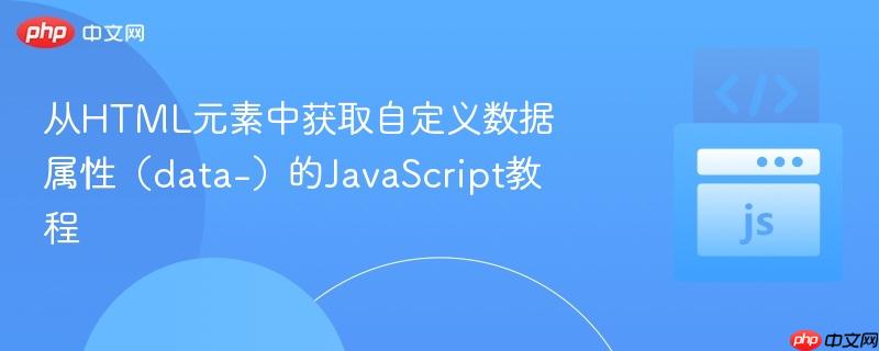从HTML元素中获取自定义数据属性(data-)的JavaScript教程