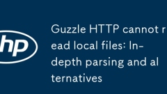 Guzzle HTTP がローカル ファイルを読み取れない: 詳細な分析と代替案