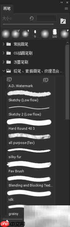Photoshop画笔导入方法