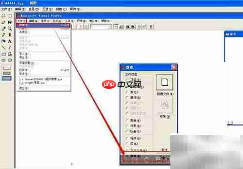 VFP创建顶层表单调用菜单