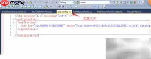 VS2010记录SQL数据库连接