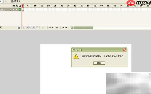 Flash导入音乐失败？解决方法