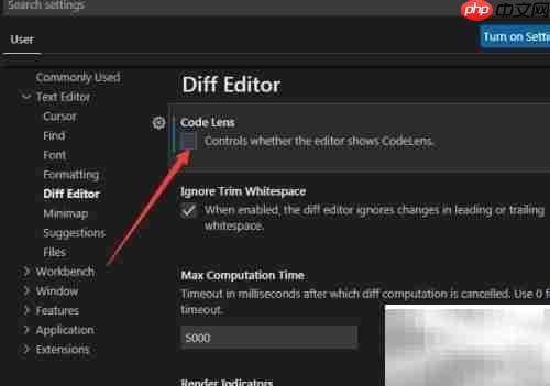 关闭VS Code编码透镜方法