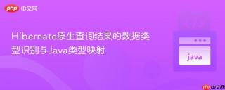 Hibernate原生查询结果的数据类型识别与Java类型映射