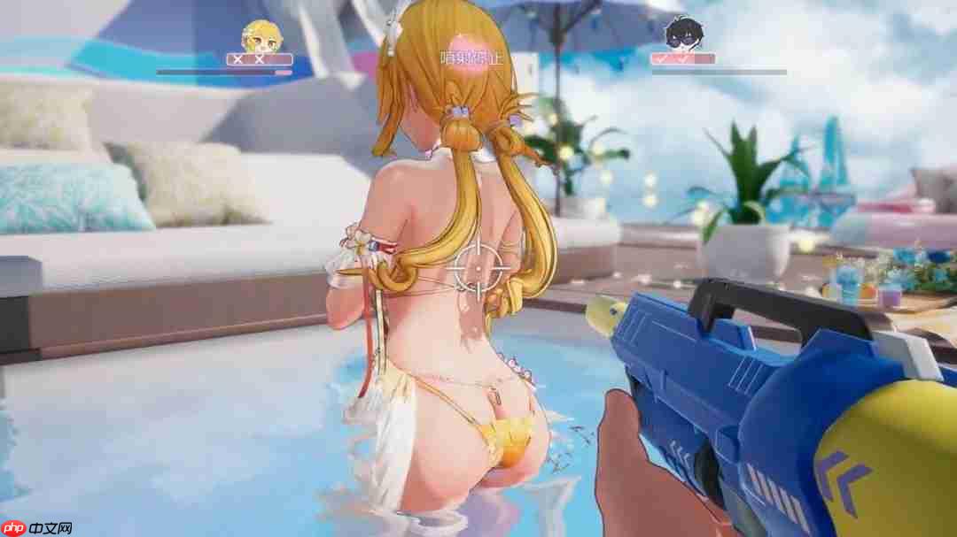 《尘白禁区》泳装嬉水场景 芬妮太性感了！