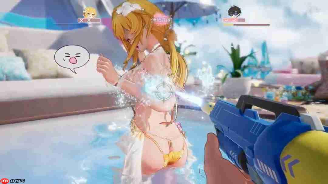 《尘白禁区》泳装嬉水场景 芬妮太性感了！