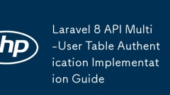 Laravel 8 APIマルチユーザーテーブル認証実装ガイド