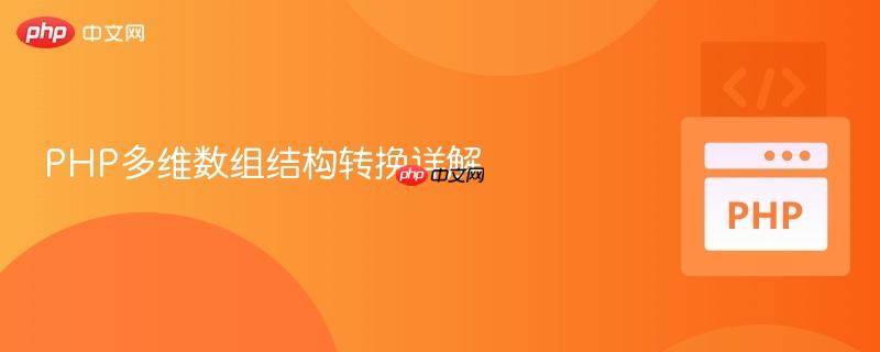 PHP多维数组结构转换详解
