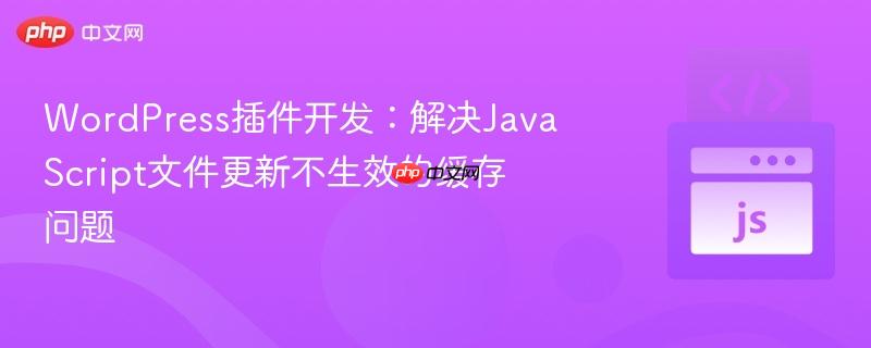 wordpress插件开发：解决javascript文件更新不生效的缓存问题
