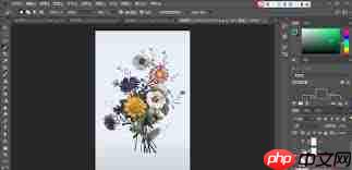 Photoshop如何制作文字穿插海报