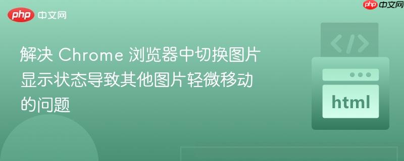 解决 Chrome 浏览器中切换图片显示状态导致其他图片轻微移动的问题