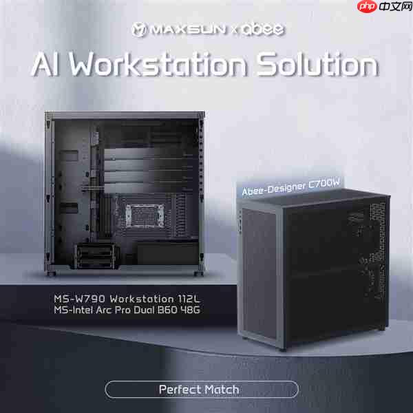 铭瑄首秀水冷版Intel锐炫Pro Dual B60专业显卡:双GPU 48GB显存 居然单插槽