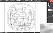 小屋贴画创意设计