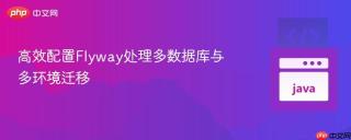 高效配置Flyway处理多数据库与多环境迁移