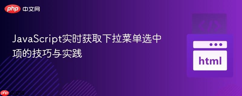 JavaScript实时获取下拉菜单选中项的技巧与实践