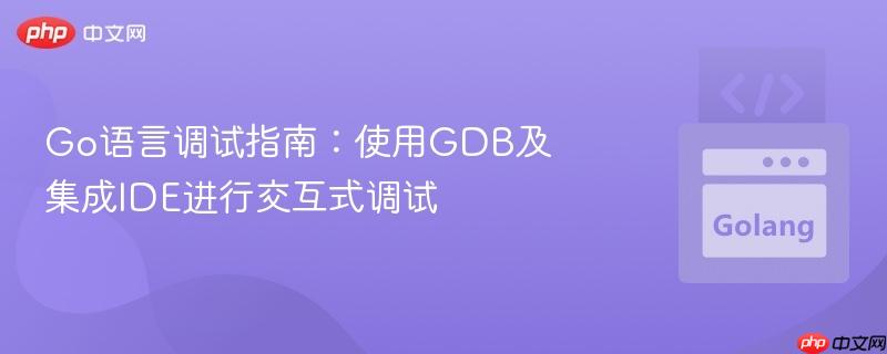 Go语言调试指南：使用GDB及集成IDE进行交互式调试