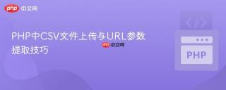 PHP中CSV文件上传与URL参数提取技巧