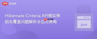 hibernate criteria api根实体别名覆盖问题解析与应对策略