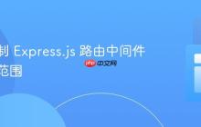 精准控制 Express.js 路由中间件的执行范围