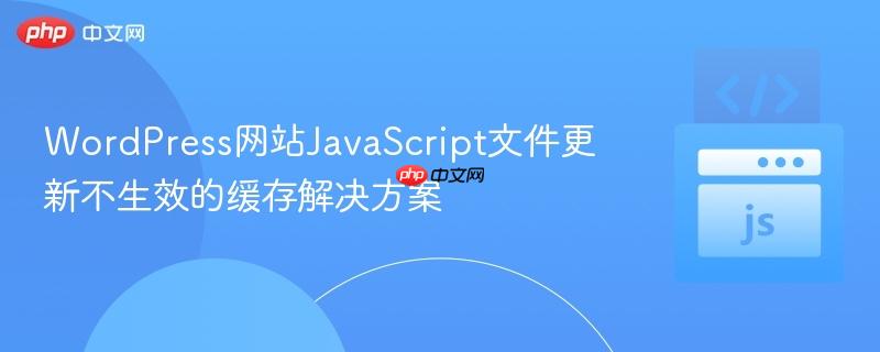 WordPress网站JavaScript文件更新不生效的缓存解决方案