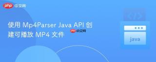 使用 Mp4Parser Java API 创建可播放 MP4 文件