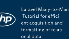 Laravel Many-to-Many 關係數據的高效獲取與格式化教程