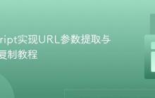 JavaScript实现URL参数提取与剪贴板复制教程