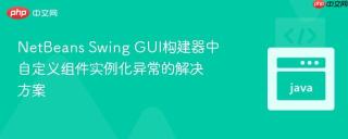 NetBeans Swing GUI构建器中自定义组件实例化异常的解决方案