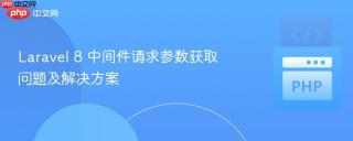 Laravel 8 中间件请求参数获取问题及解决方案