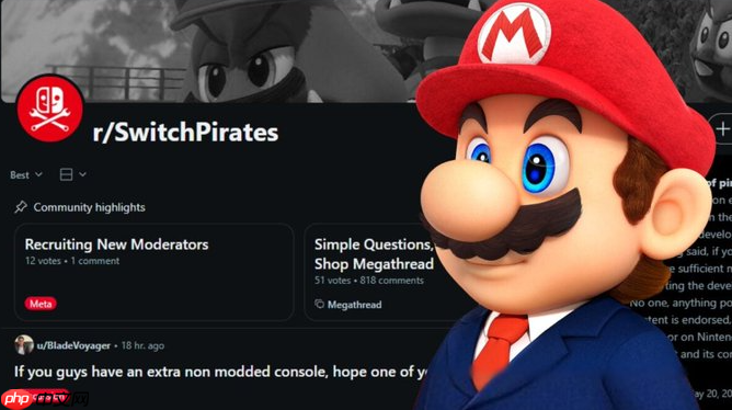 过河就拆桥？多数玩家称Reddit知名盗版版主被任天堂制裁是活该