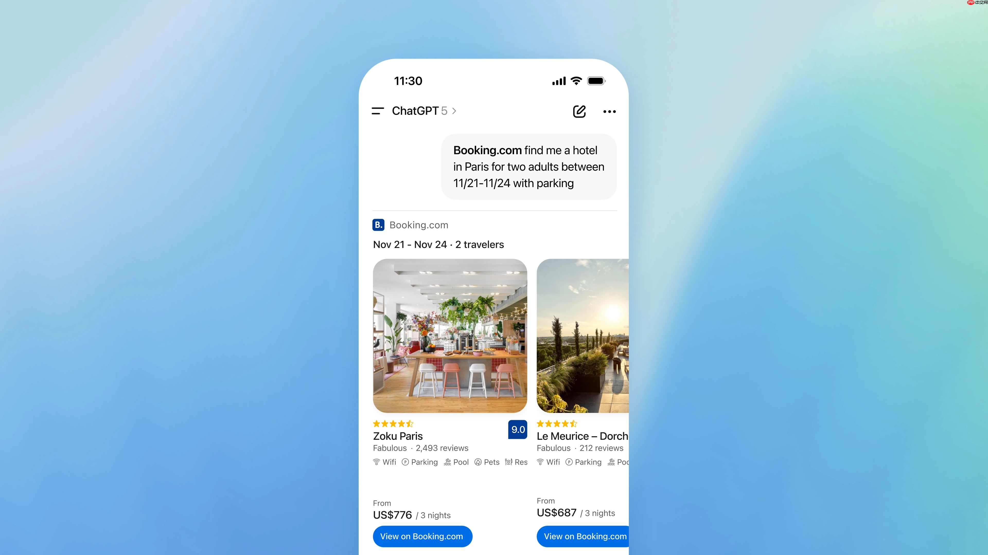 OpenAI 推出 ChatGPT 应用生态与开发者 SDK,打造新一代对话式操作系统