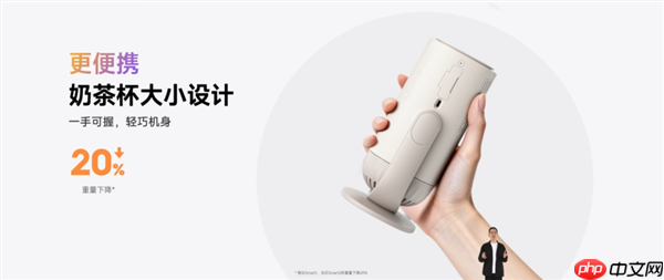 1799元 当贝Smart 2投影仪发布:仅一杯奶茶大小、2千元内最亮!
