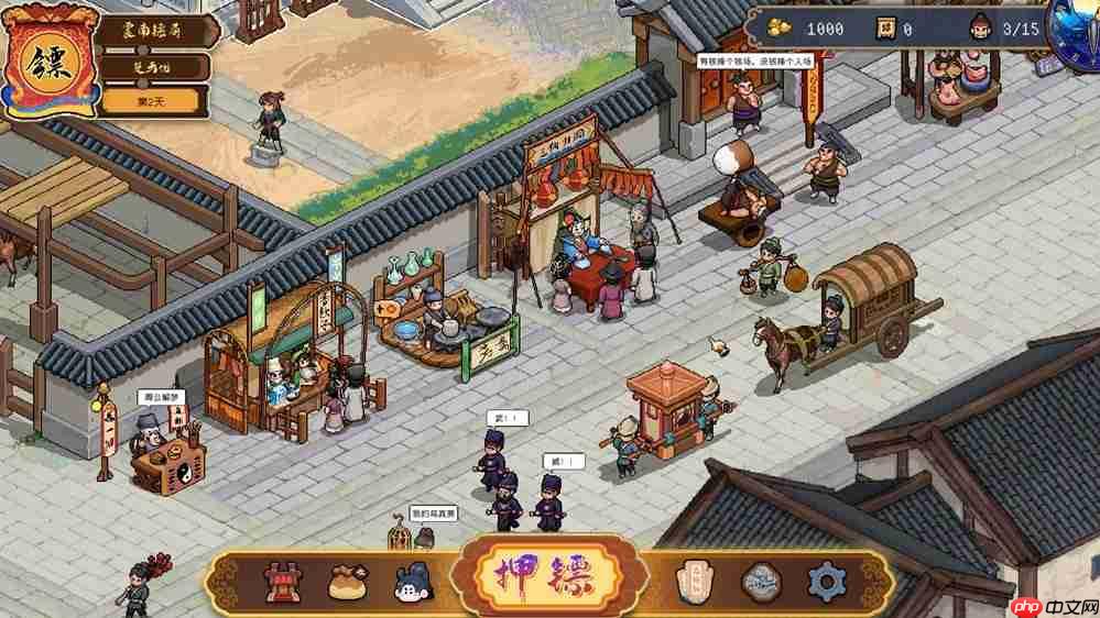 不会武功,如何执掌天下第一镖局?像素模拟经营RPG《三分保平安》试玩Demo上线