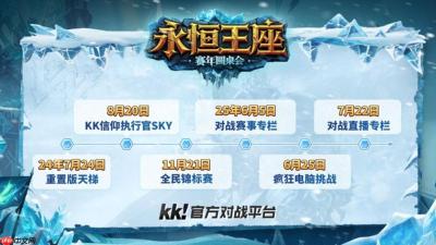 百万奖金！Sky李晓峰携手KK对战平台开启war3新赛年计划!