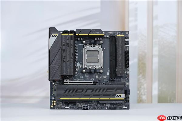 支持多种CPU调整外频!微星B850MPOWER主板图赏
