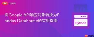 将Google API响应对象转换为Pandas DataFrame的实用指南