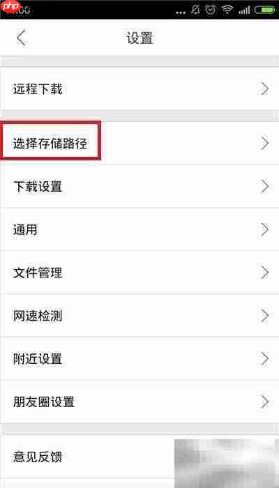 手机迅雷下载电影保存位置