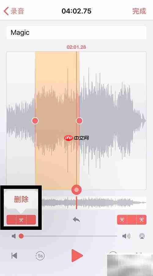录音机修剪功能详解