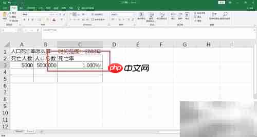 人口死亡率计算方法解析