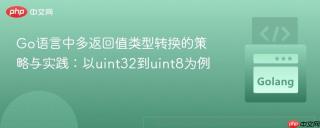 Go语言中多返回值类型转换的策略与实践：以uint32到uint8为例