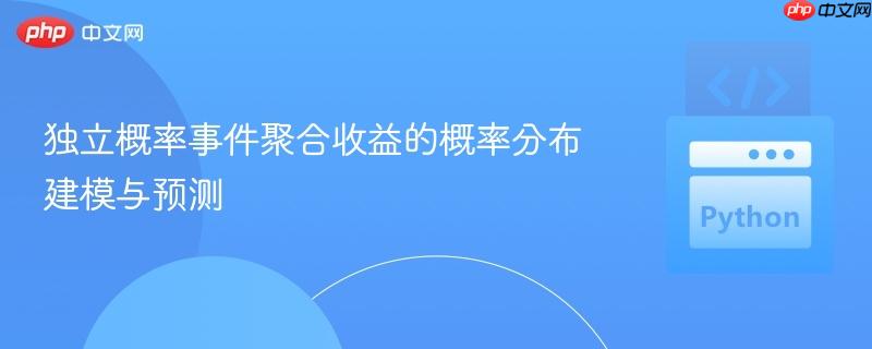 独立概率事件聚合收益的概率分布建模与预测
