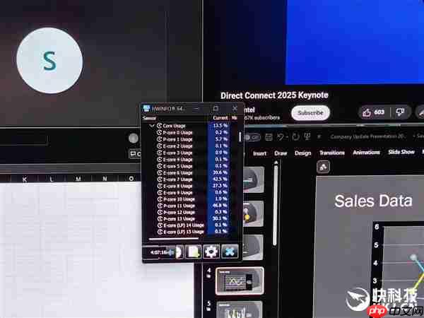 Intel Panther Lake首次公开演示：功耗之低 难以置信！
