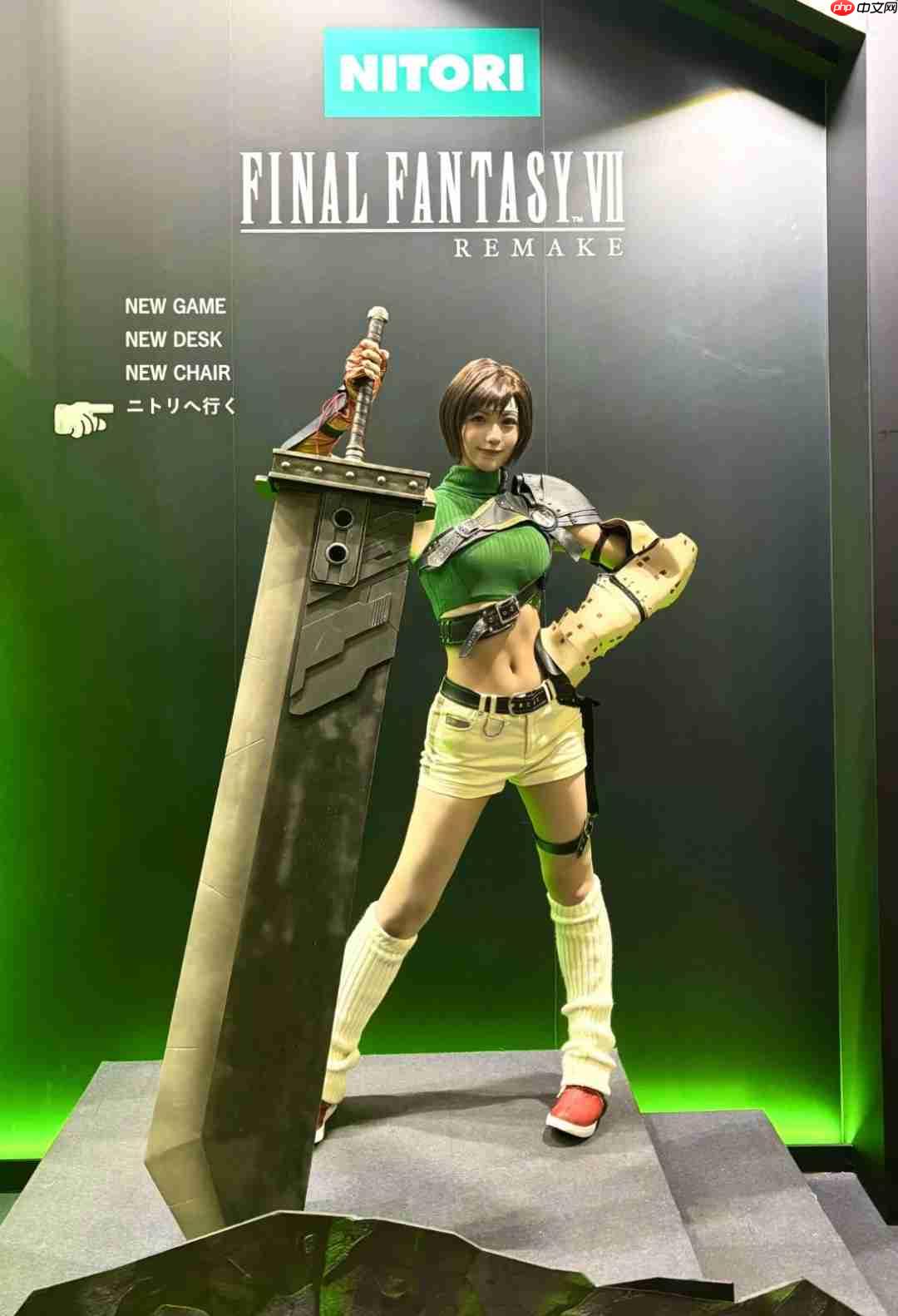 就是本人!日本美女COS《最终幻想7》尤菲超还原!